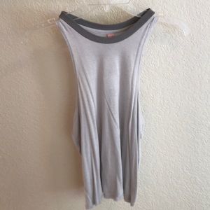 Free People Beach Low Side Tank Top